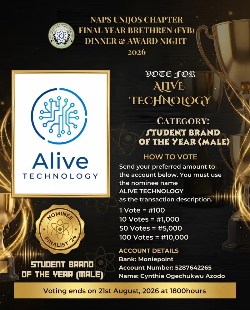 Campaign Flier for Alive Technology